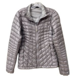 The North Face Thermoball Quilted Puffer Jacket, Gray/Silver, Women's Medium